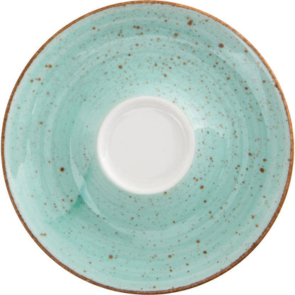 VINTAGE Espresso-Untere Ø 12,5 cm - Aquamarin