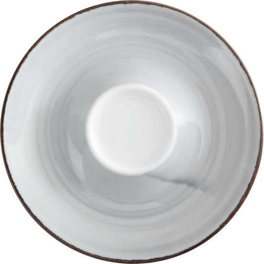 VINTAGE Espresso-Untere Ø 12,5 cm - Achat-Grau