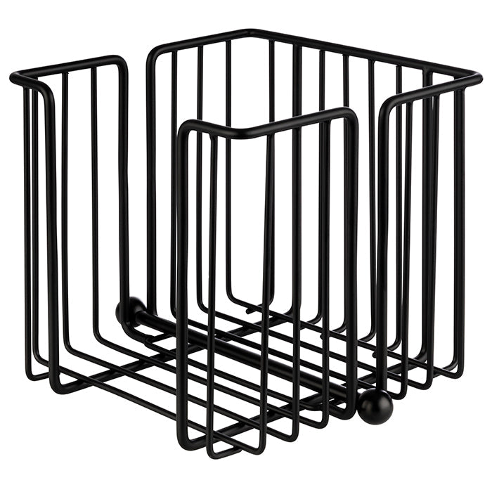 URBAN Serviettenhalter - 19 x 19 x 18 cm - Metall - schwarz
