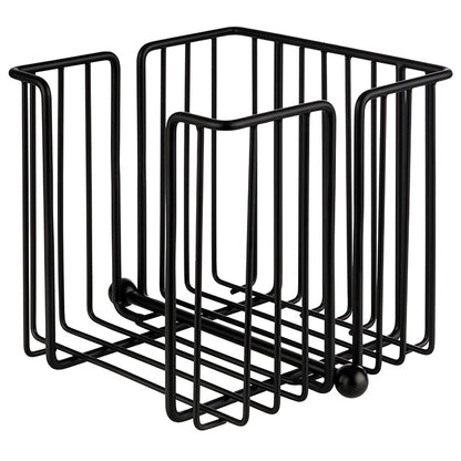 URBAN Serviettenhalter - 19 x 19 x 18 cm - Metall - schwarz