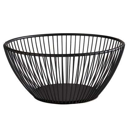 SVART Präsentationskorb Ø 17.5 x 8 cm - Metall- schwarz