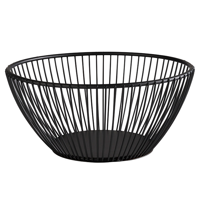 SVART Präsentationskorb Ø 17.5 x 8 cm - Metall- schwarz