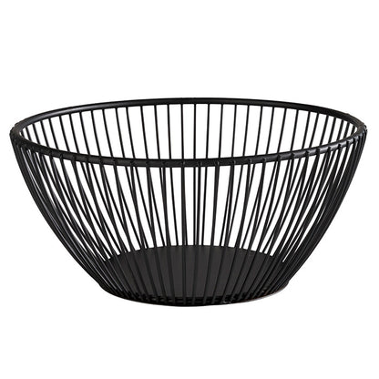 SVART Präsentationskorb Ø 17.5 x 8 cm - Metall- schwarz