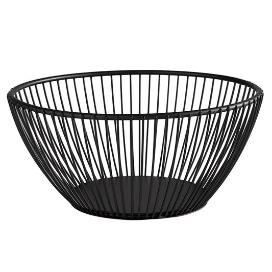 SVART Präsentationskorb Ø 17.5 x 8 cm - Metall- schwarz
