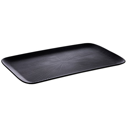 NERO GN 1/2 Tablett - 32.5 x 26.5 x 2.5 cm - Melamin - Schwarz