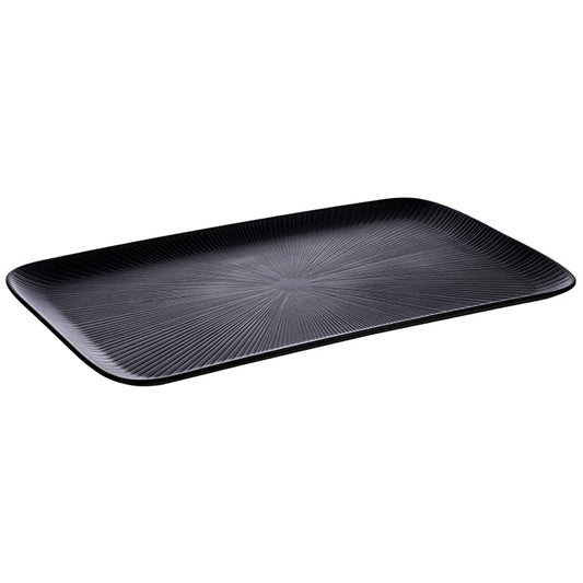 NERO GN 1/2 Tablett - 32.5 x 26.5 x 2.5 cm - Melamin - Schwarz
