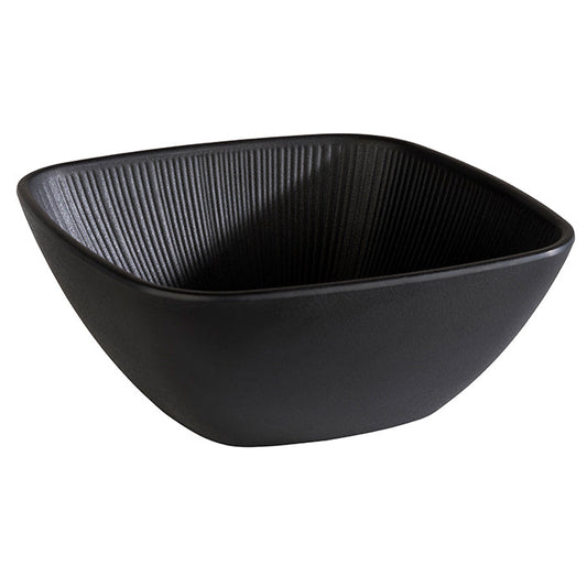 NERO Bowl - 25 x 25 x 11 - 3.5 l - Melamin - Schwarz
