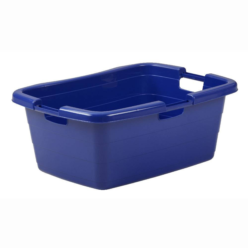 Wäschewanne "Ergonomic" 3 Griffmulden - 53 x 40 x 23 cm - 25 l - Blau
