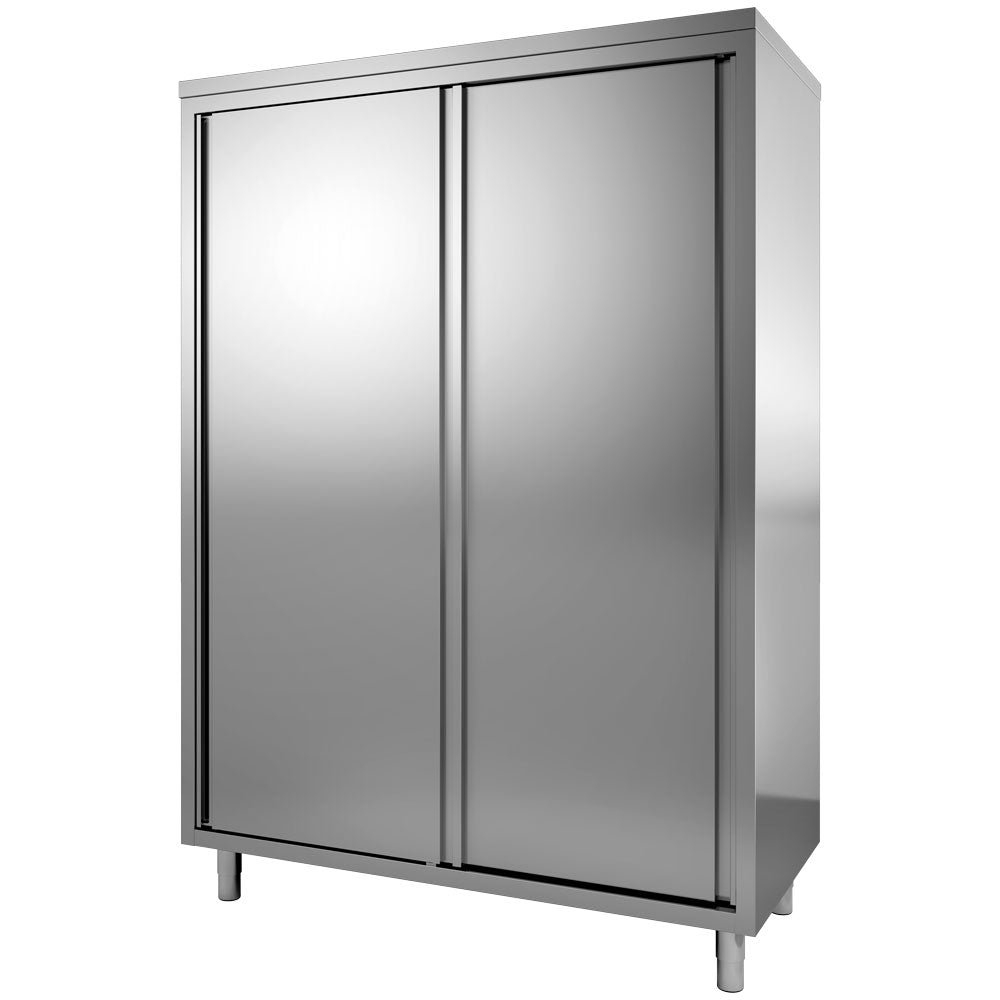 Profiline Hochschrank 800x600 mit Flügeltür - Edelstahl