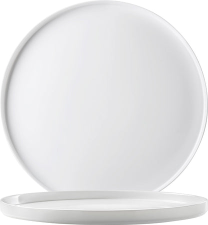 GRANGUSTO Teller, Menü - mit Rand - Ø 27 cm - weiß
