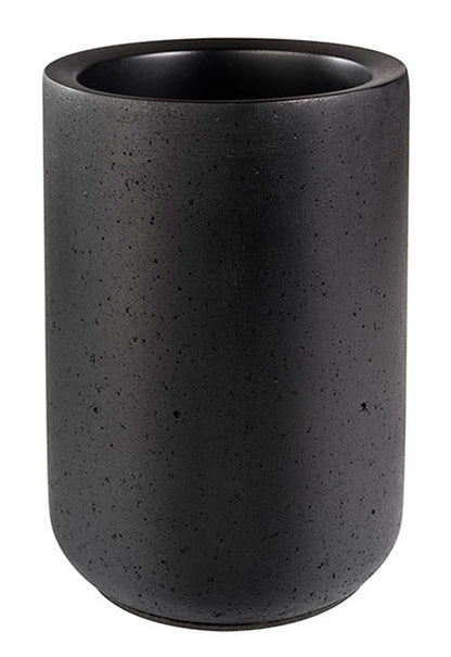 ELEMENT - Flaschenkühler - Ø 12 x 19 cm - Schwarz - Beton