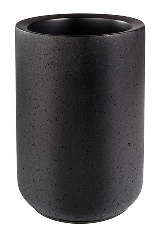 ELEMENT - Flaschenkühler - Ø 12 x 19 cm - Schwarz - Beton