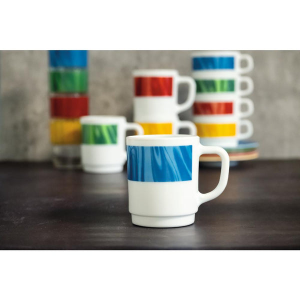 NATURA Menüteller - Ø 23,5 cm - Blau