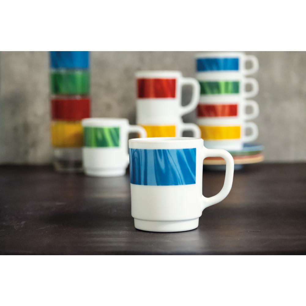 NATURA Menüteller - Ø 25,5 cm - Blau