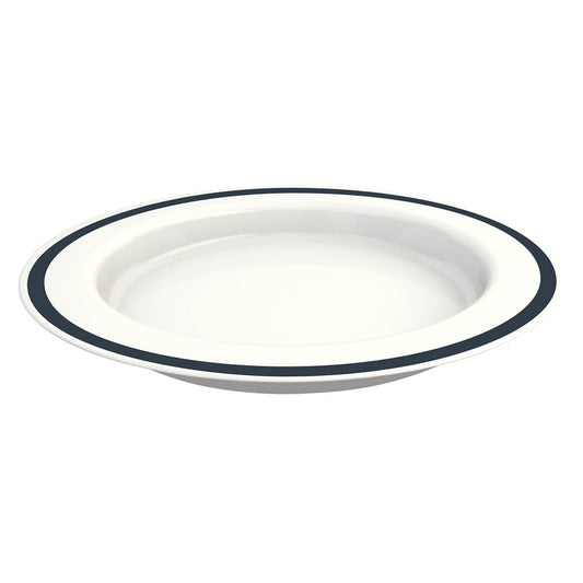 MODELL 921 - VITAL Teller, Menü- Ø 27 x 3 cm - 42,5 cl - Rand Anthrazit (SAN)