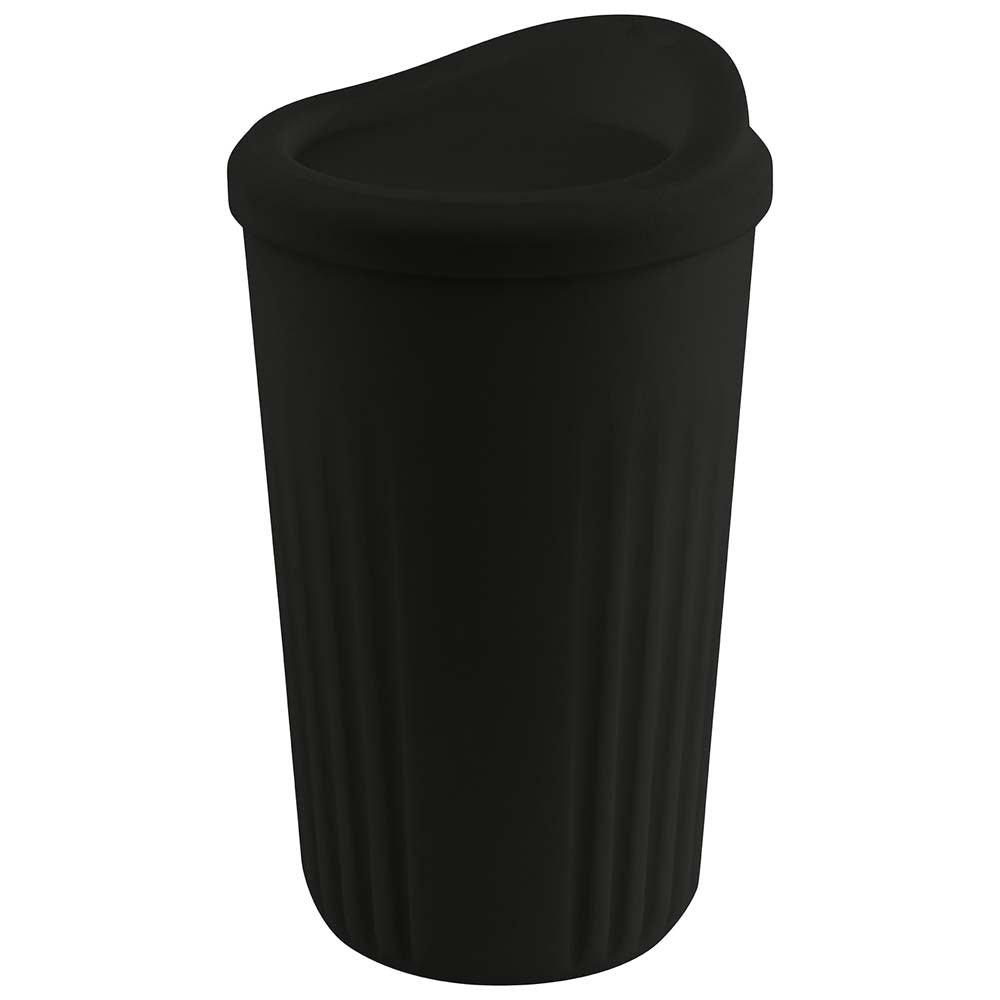 TO-GO Deckel für Mehrwegbecher - (Ø 8,5 x 2,5 cm) - (PP) - Schwarz