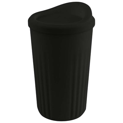 TO-GO Deckel für Mehrwegbecher - (Ø 8,5 x 2,5 cm) - (PP) - Schwarz