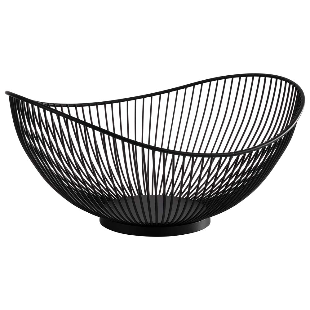 SVART Präsentationskorb 29,5 x 25,5 x 13,5 cm - Metall- Schwarz