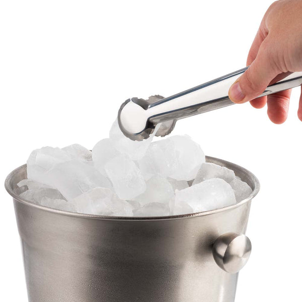 Eiszange  - 20 cm - Edelstahl - Silber