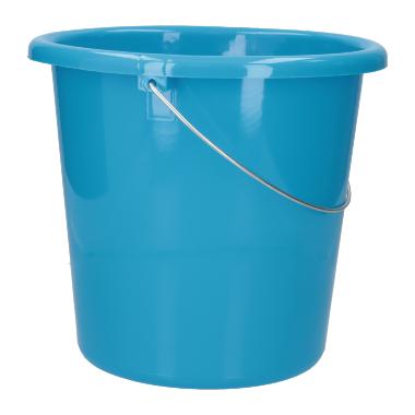 Kunststoffeimer - 28,5 x 27,5 cm - mit Henkel -  10 l -  Blau