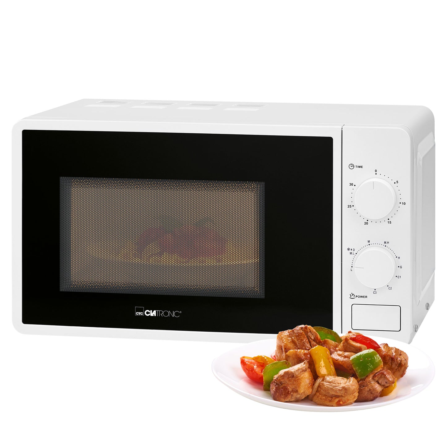 Mikrowelle MW 7885 Solo - 17 Liter - 700 Watt /Weiß