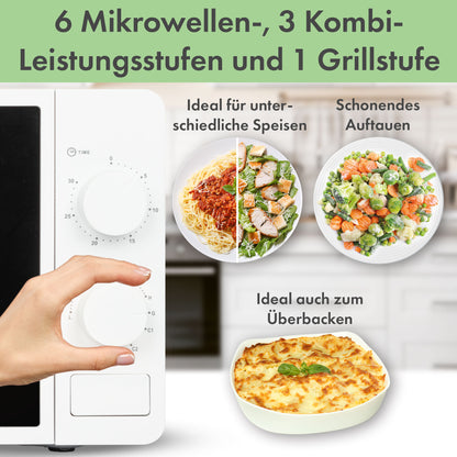 Mikrowelle MW 7885 Solo - 17 Liter - 700 Watt /Weiß