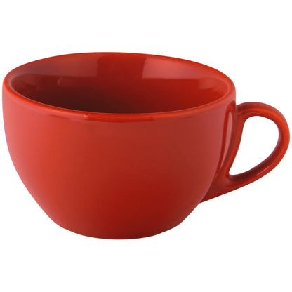 NANA Cappuccinotasse- 28 cl  - (Ø 10 x 5,5 cm) - Kaminrot