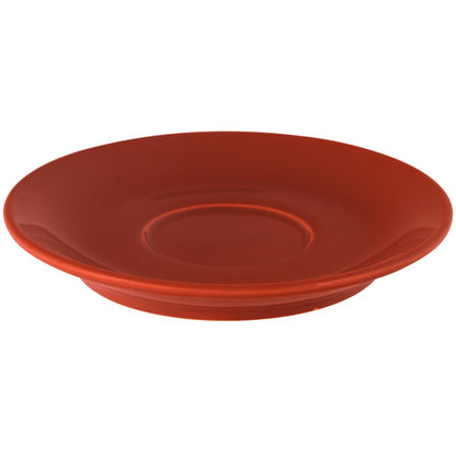 NANA Cappuccino-Untertasse - (Ø 16,3 cm) - Kaminrot