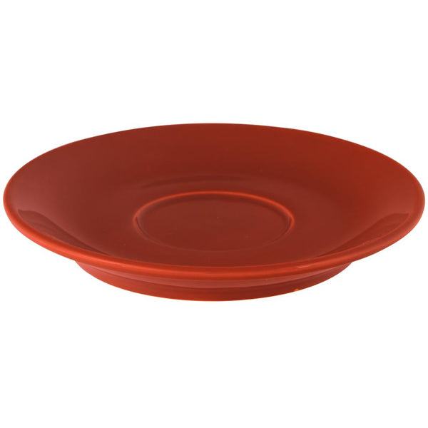 NANA Cappuccino-Untertasse - (Ø 16,3 cm) - Kaminrot