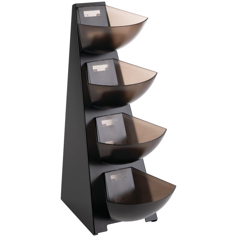 MULTI RACK Gestell (4-stufig)  - 32 x 19,5 x 53 cm - Schwarz