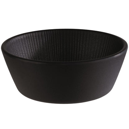 NERO Schale - 0,25 l - (Ø 12,5 x 4,5 cm) - Melamin - Schwarz
