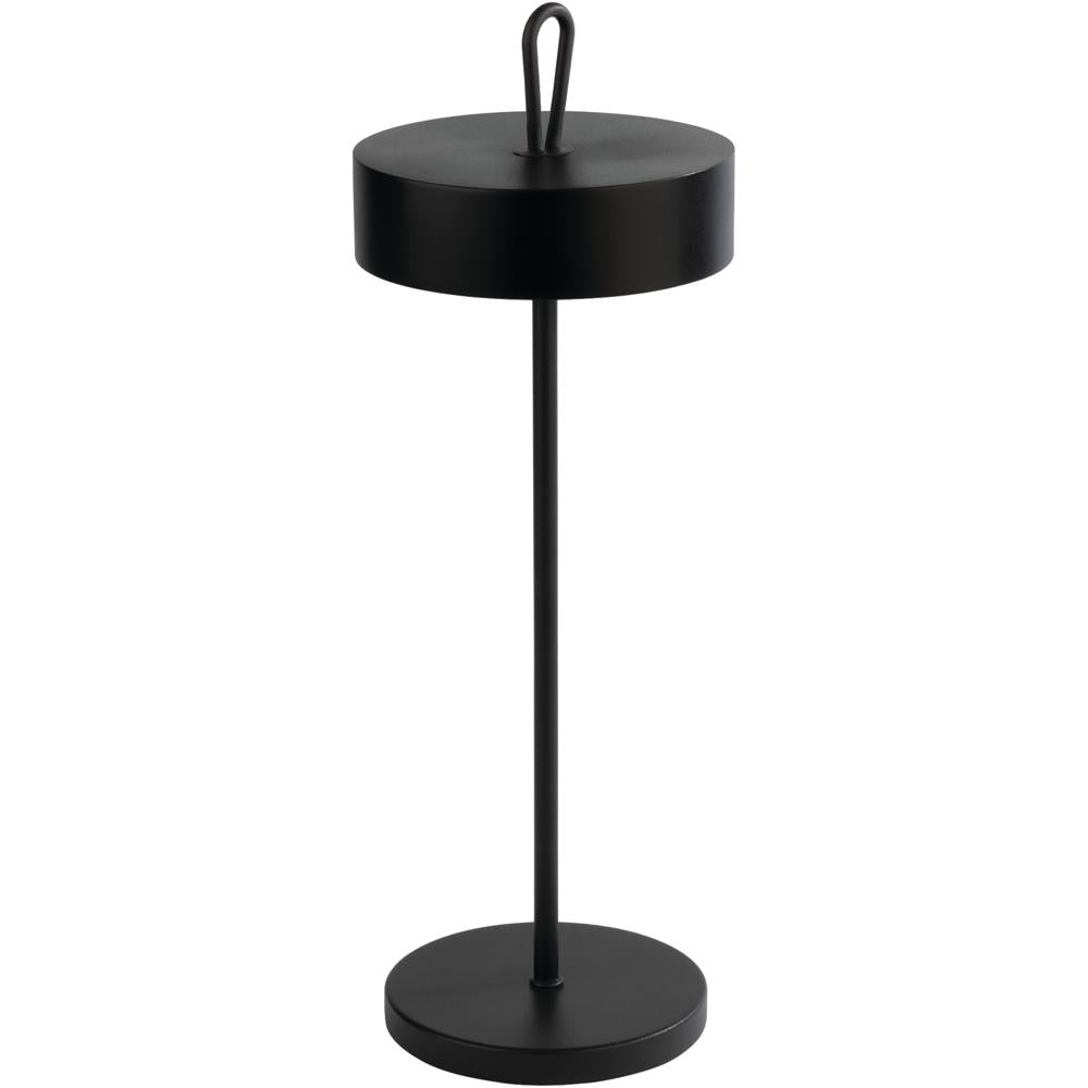 CLEO Tischleuchte - (Ø 12 x 30,5 cm) - Schwarz - Metall