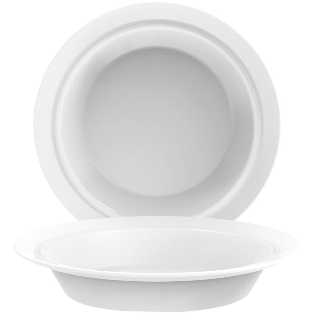 AUTONOMY Menüteller, tief - Ø 23 cm - White