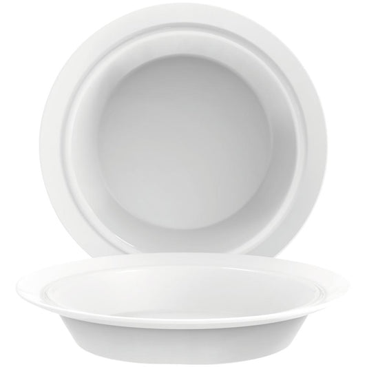 AUTONOMY Menüteller, tief - Ø 23 cm - White