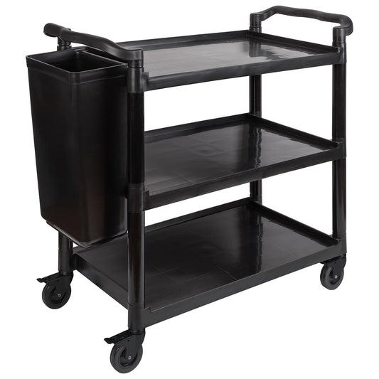 READY Servierwagen Kunststoff - 108 x 50 x 96 cm (schwarz)