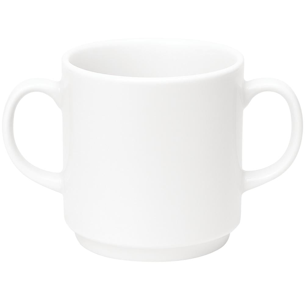 EURO PLUS Henkelbecher 25 cl - Ø 7,6 x 8,3 cm - mit zwei Henkeln