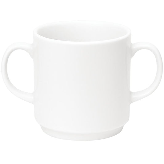 EURO PLUS Henkelbecher 25 cl - Ø 7,6 x 8,3 cm - mit zwei Henkeln