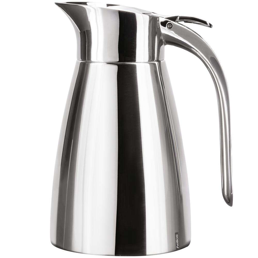DIAMANT Edelstahl-Thermokanne mit Klappdeckel - 0,6 L