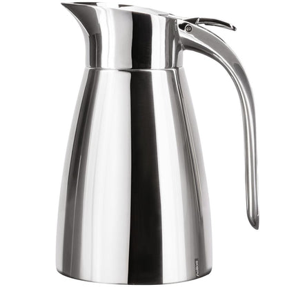 DIAMANT Edelstahl-Thermokanne mit Klappdeckel - 0,6 L
