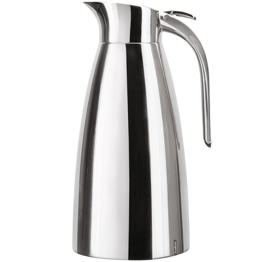DIAMANT Edelstahl-Thermokanne mit Klappdeckel - 1 L