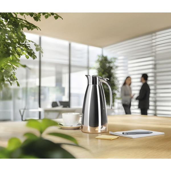 DIAMANT Edelstahl-Thermokanne mit Klappdeckel - 0,6 L