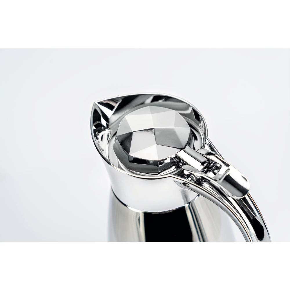 DIAMANT Edelstahl-Thermokanne mit Klappdeckel - 1 L