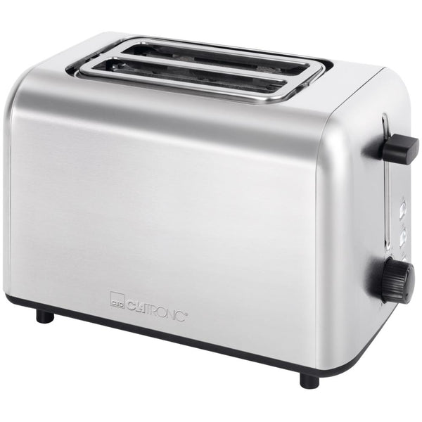 BASICLINE Toaster TA 3822 - 2 Schlitze - Edelstahl