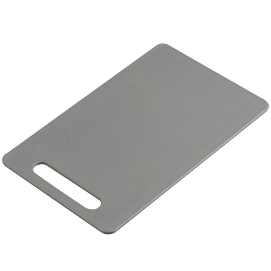 Schneidbrett mit Griffloch - 23,5 x 14,5 x 0,5 cm - Grau - PP