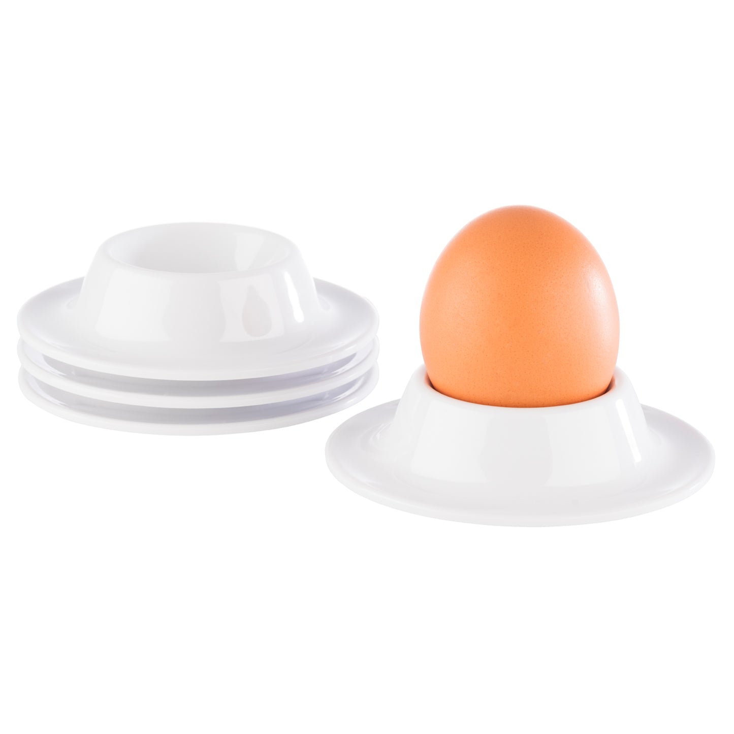 EGGY Eierbecher - (Ø 8,5 x 2 cm) - Melamin - Weiß