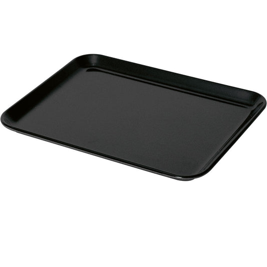 Melamin-Platte 42 x 28 cm - schwarz
