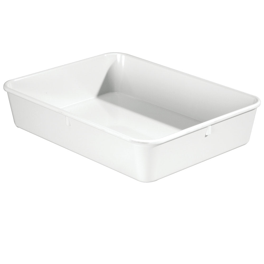 Melamin-Becken 35 x 25 x 4 cm - weiß