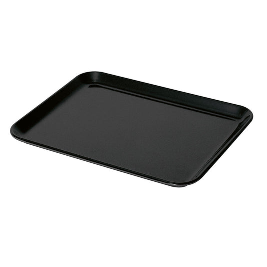 Melamin-Platte 19 x 15 cm - schwarz
