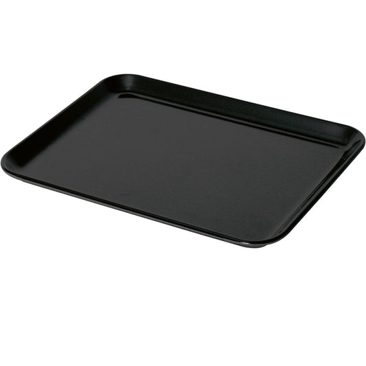 Melamin-Platte 24 x 18 cm - schwarz