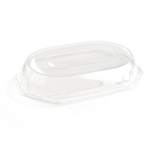 Deckel für rPET-Partyplatte octagonal - 46 x 30 cm